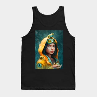 Adventure girl and frogs Tank Top